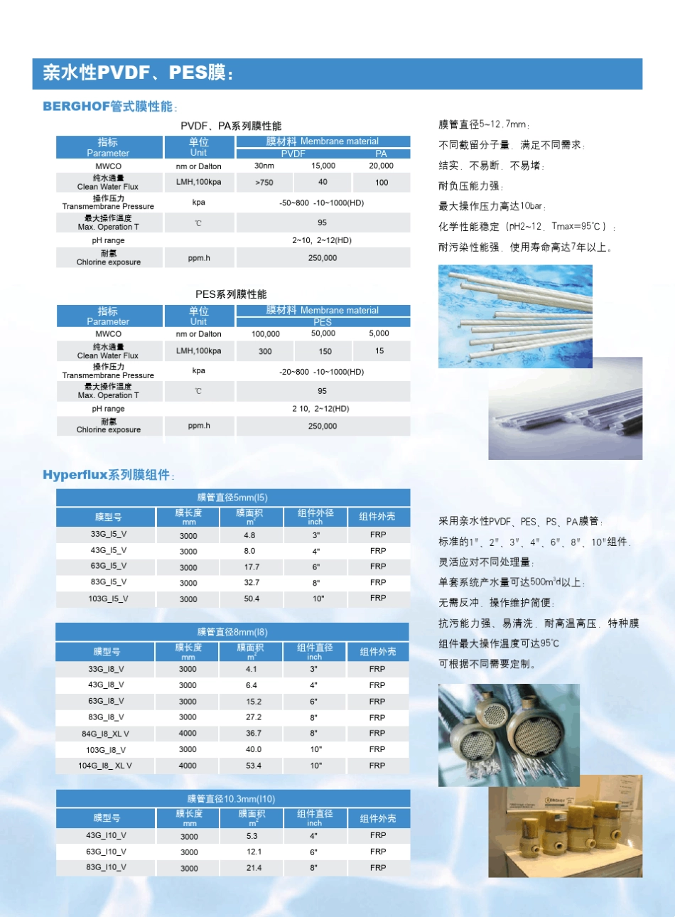北京特里高管式超滤膜样本_第3页