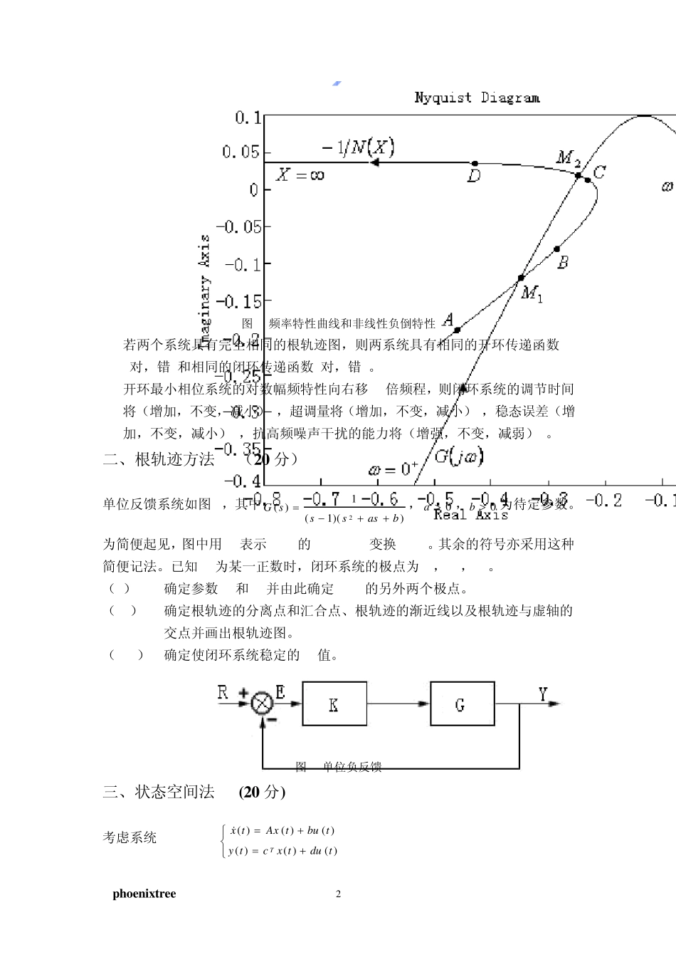 北京理工大学自动控制理论0408真题及解析_第2页