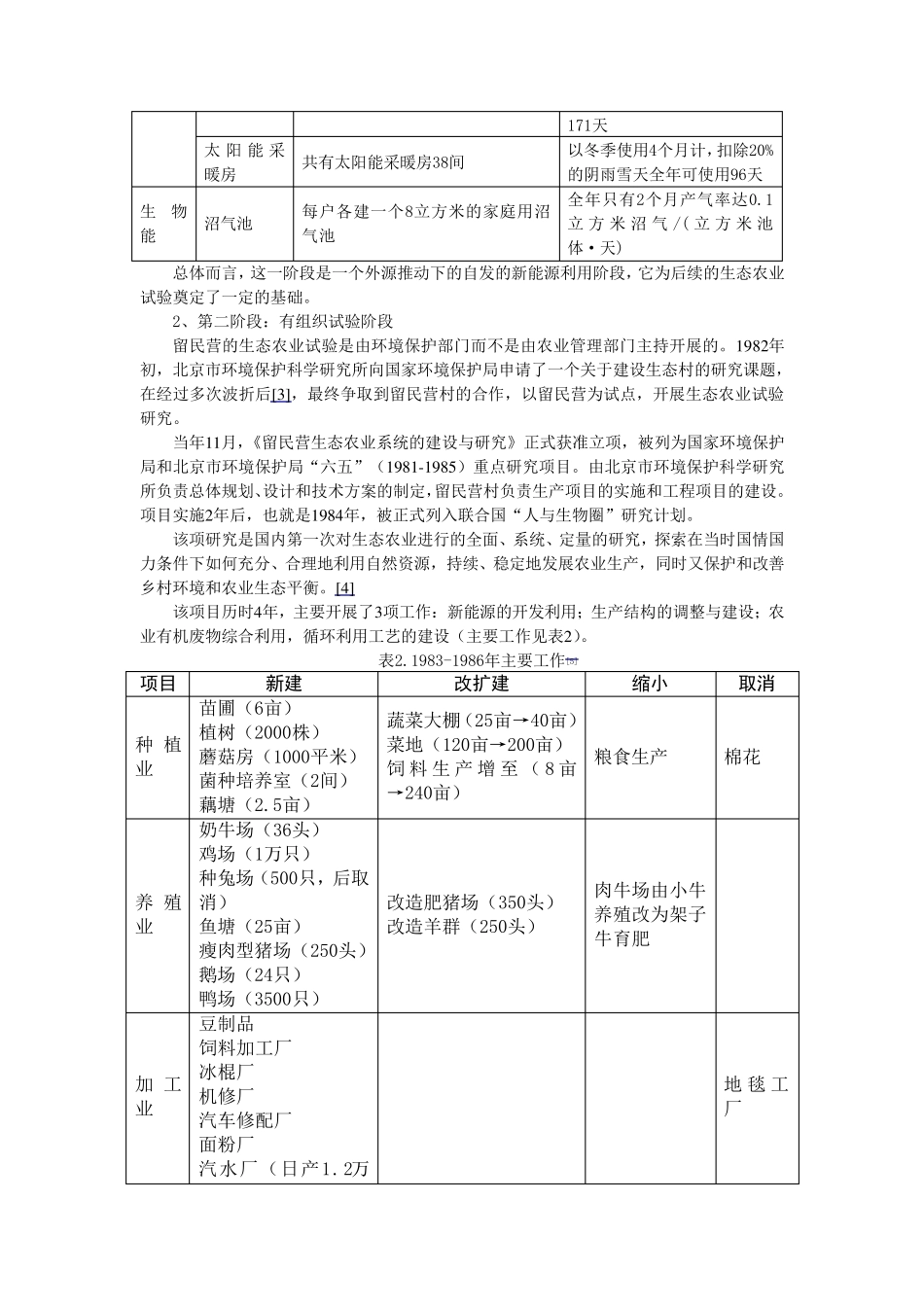 北京留民营生态农业建设的回顾与思考_第3页