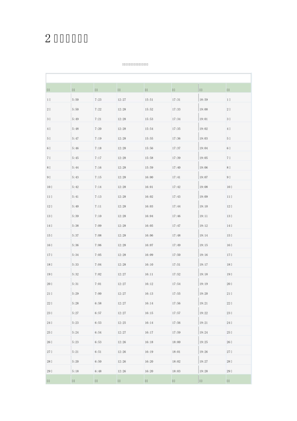 北京礼拜时刻表本页所用时间为北京_第2页