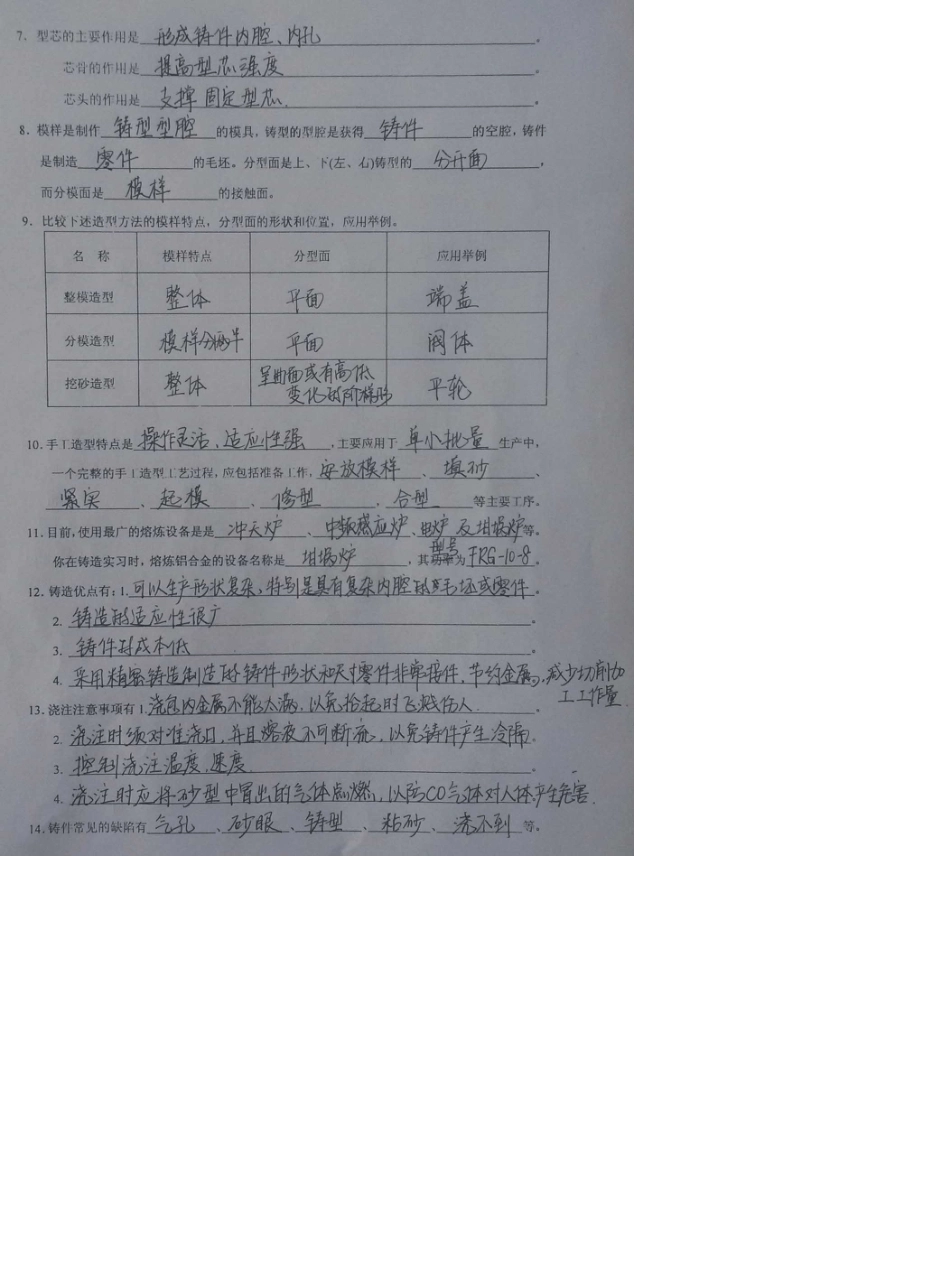 北京科技大学金工实习报告答案_第2页