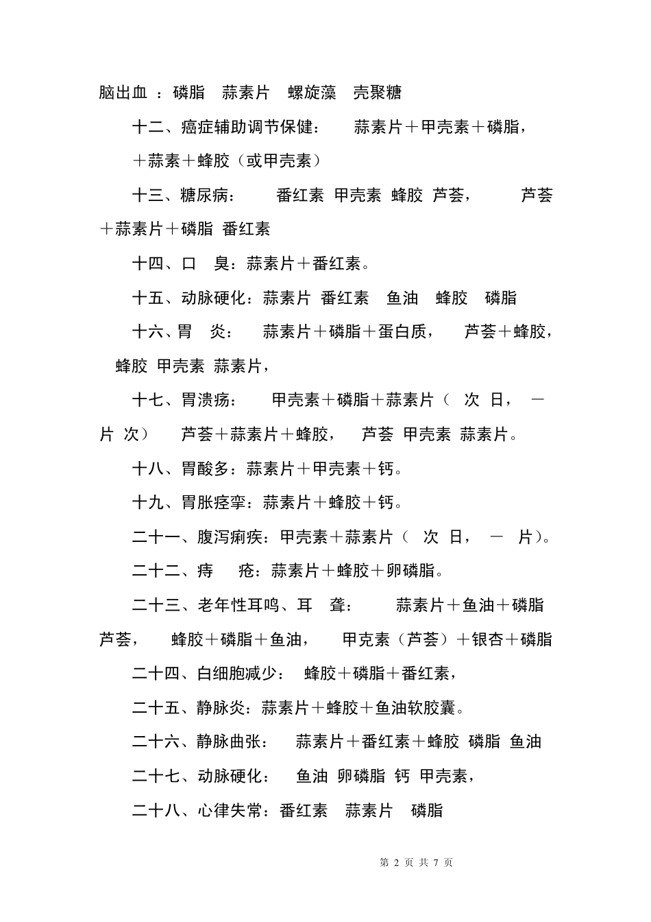 北京罗麦保健品最新达配表及功效_第2页