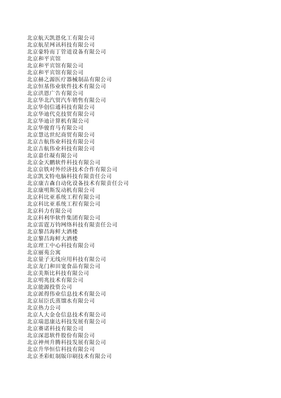 北京高端大型企业经理通讯录邮箱_第2页