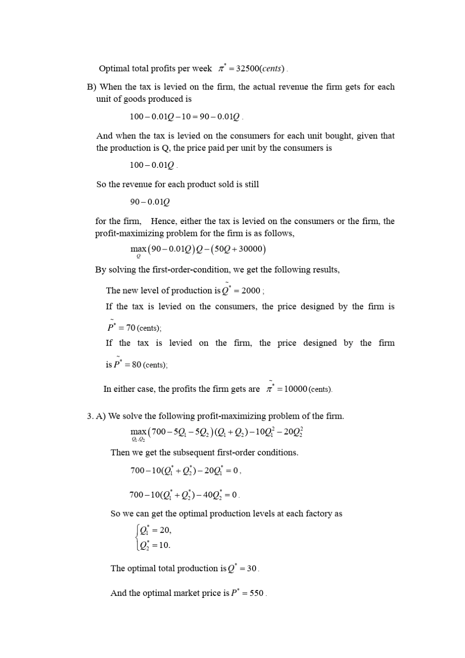北大光华微观经济学作业答案09SolutionPS3_第2页
