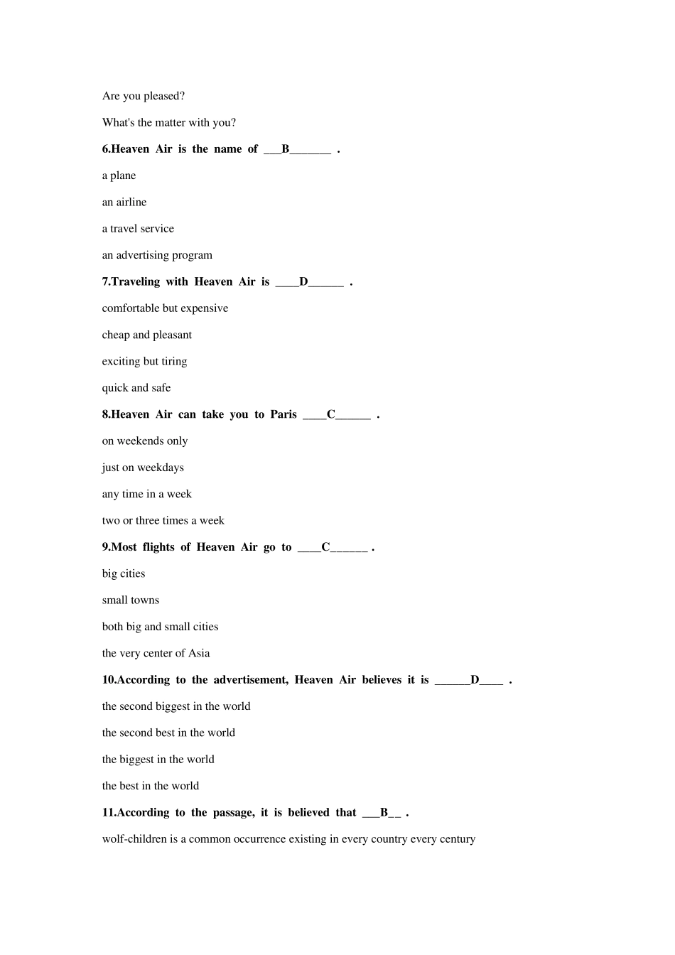 北师大大学英语作业二_第2页