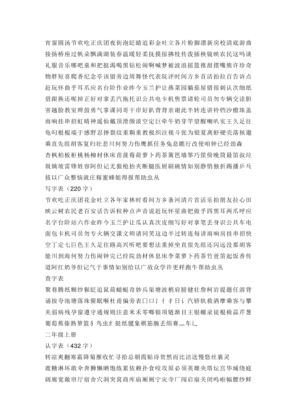 北师大小学生字表一到六年级汇总_第2页