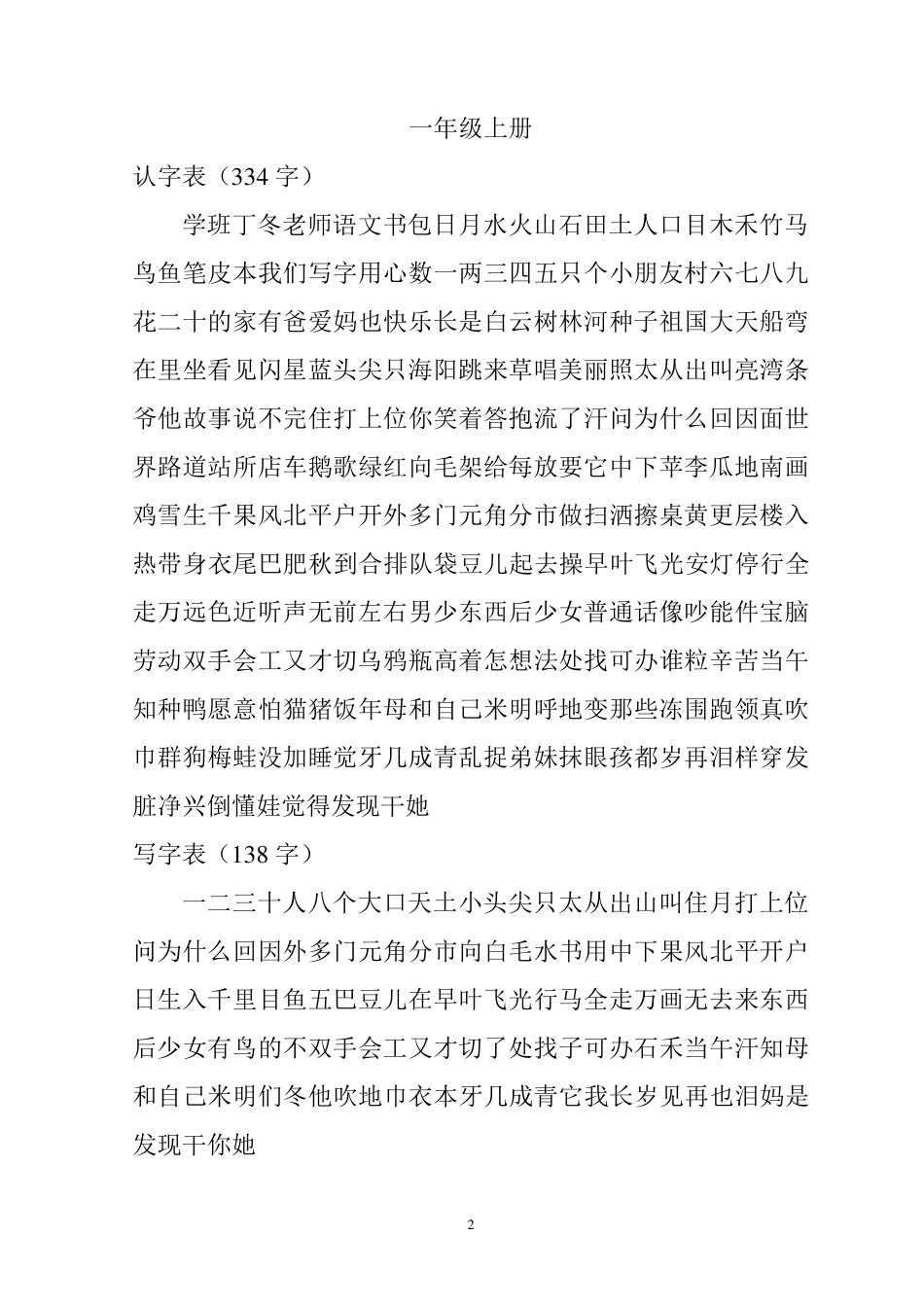 北师大版小学生字表_第2页