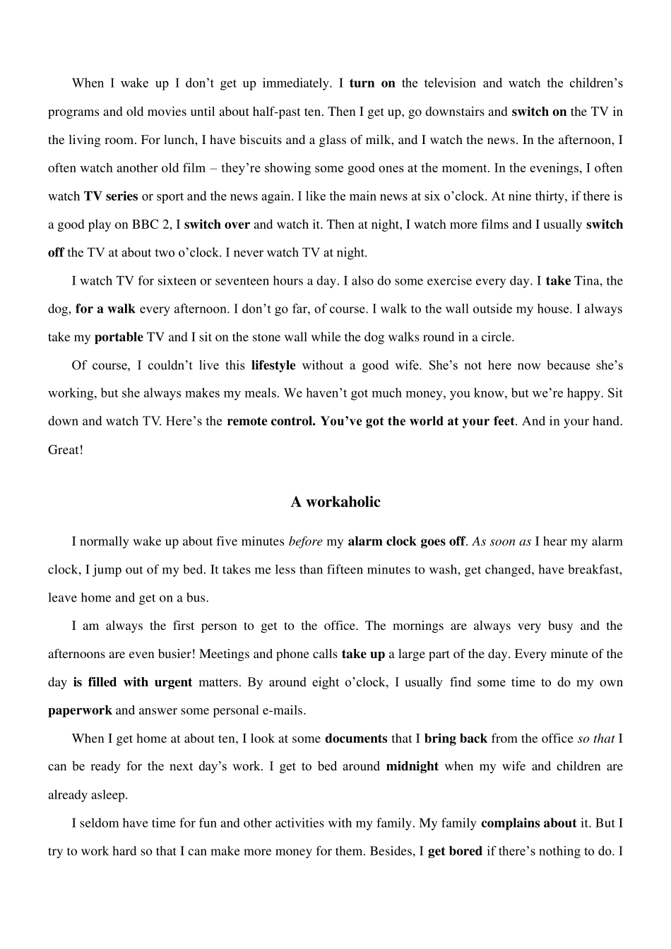 北师大版高中英语必修一unit1lesson1APerfectDay_第2页