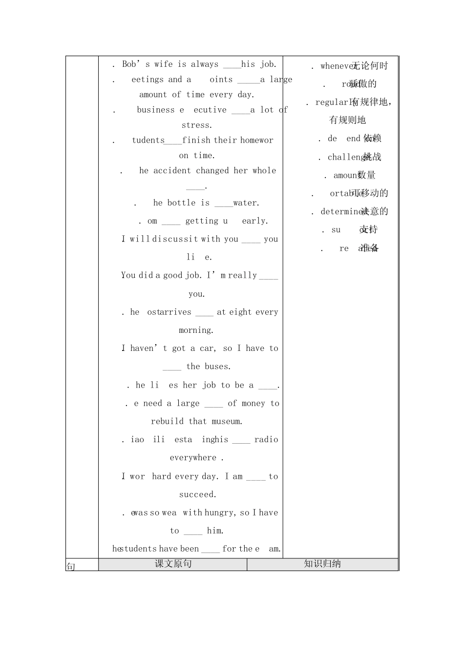 北师大高一英语第一模块教案_第3页