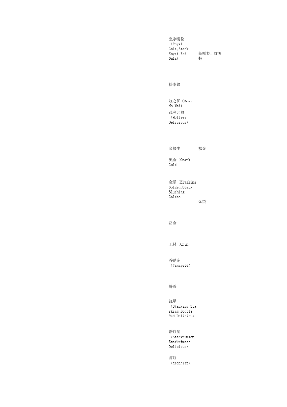 北方果树种类品种_第3页