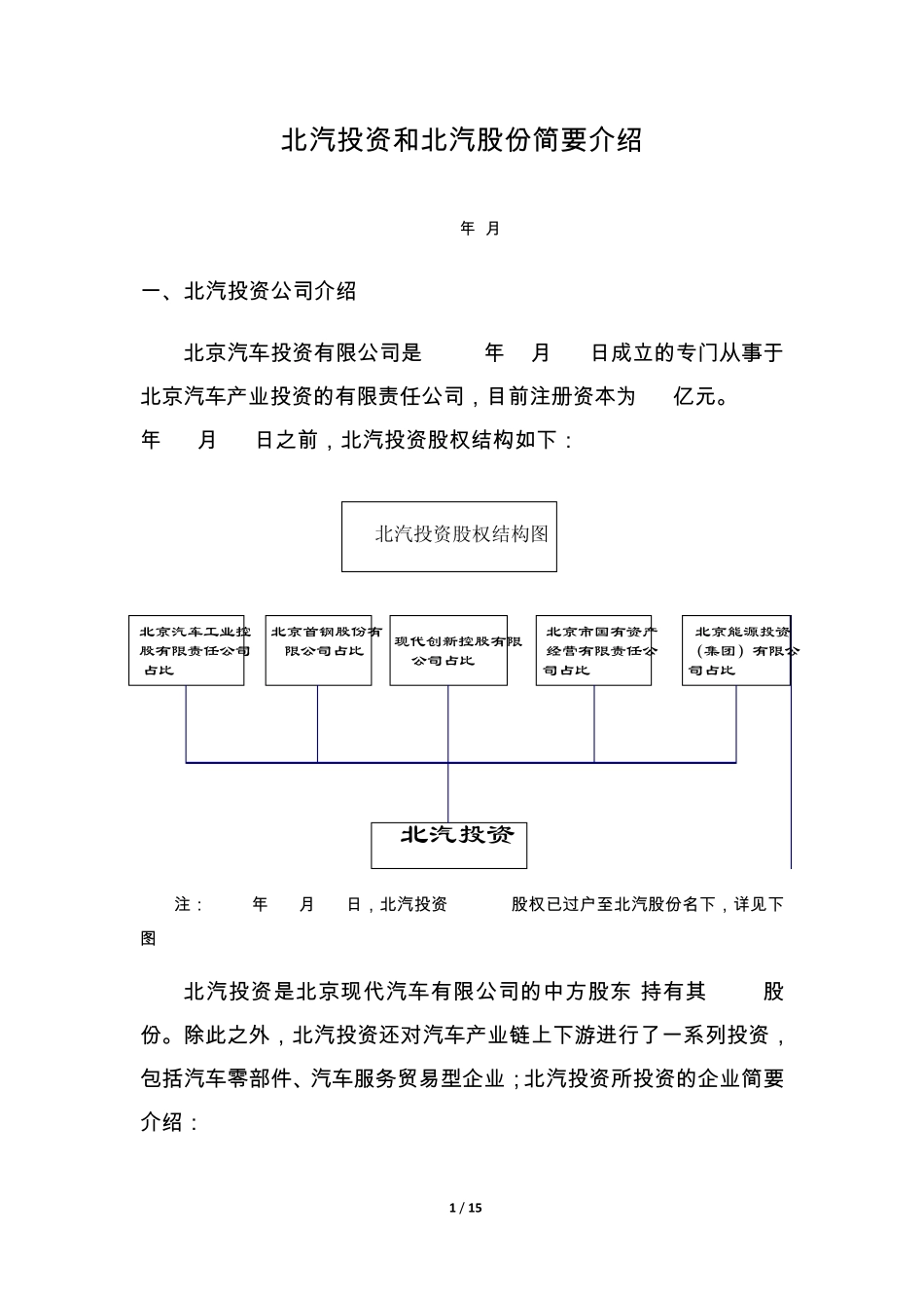 北汽股份简要介绍_第1页