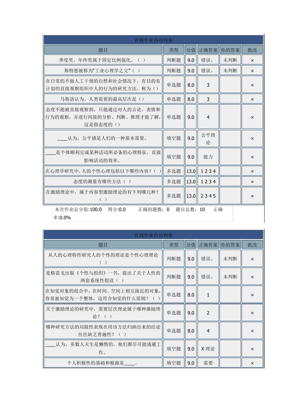 北理管理心理学在线作业_第1页