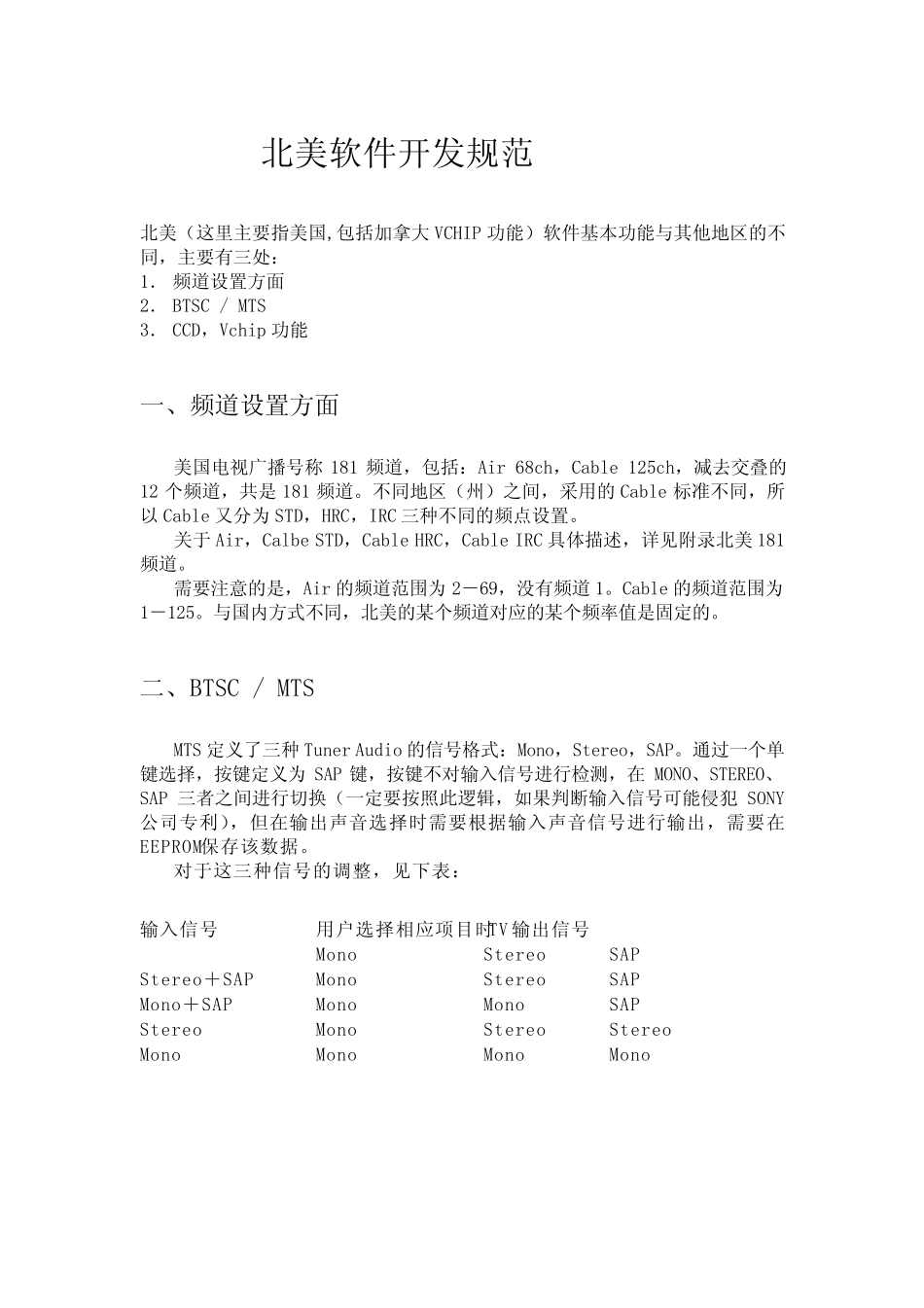 北美软件开发规范_第1页