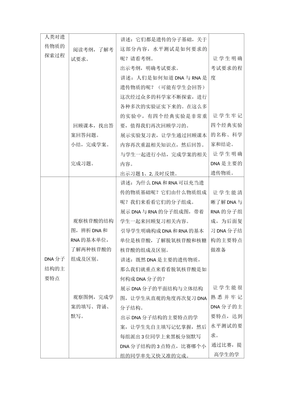 《遗传的分子基础》的教学设计_第3页
