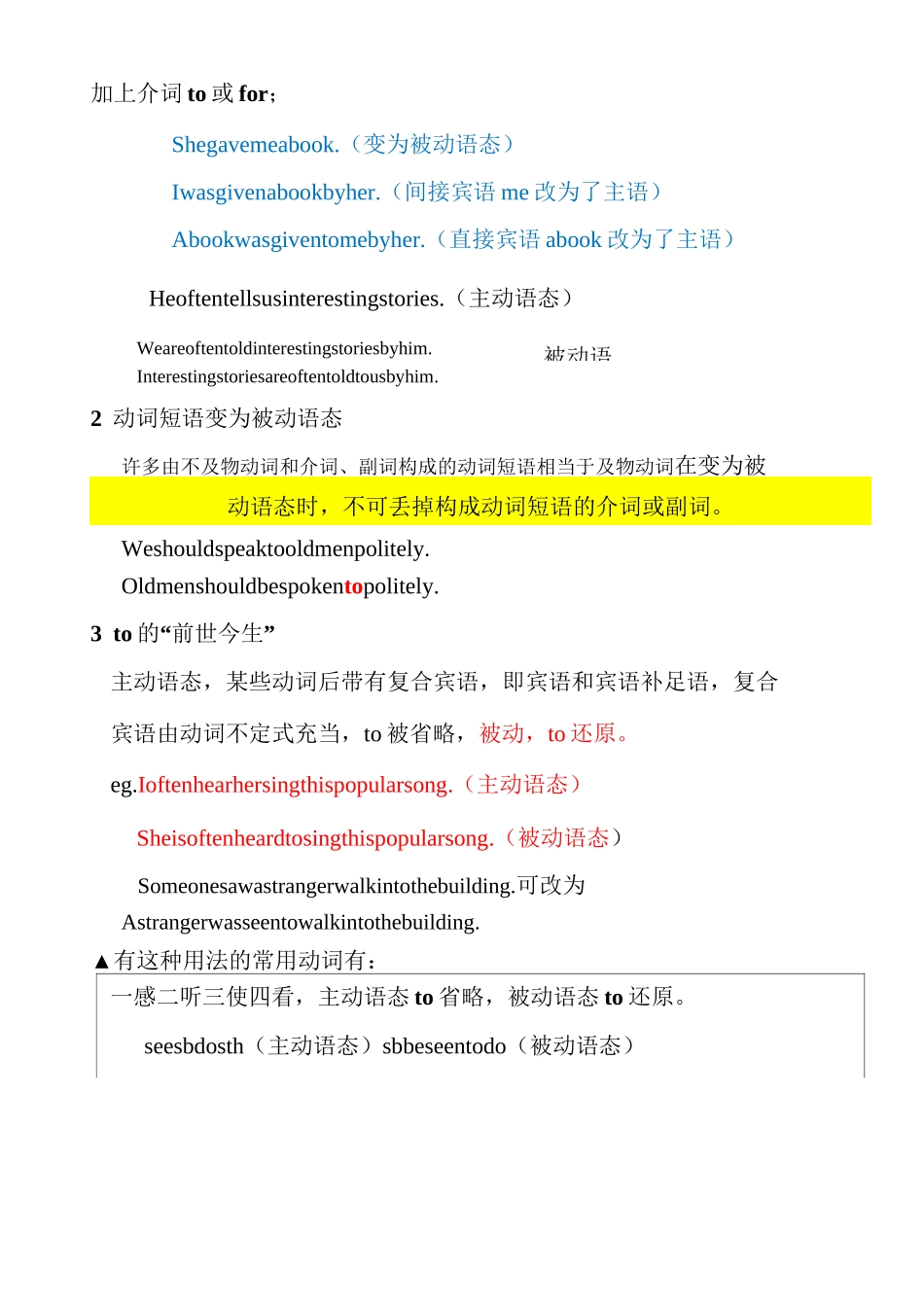 被动语态知识点_第3页