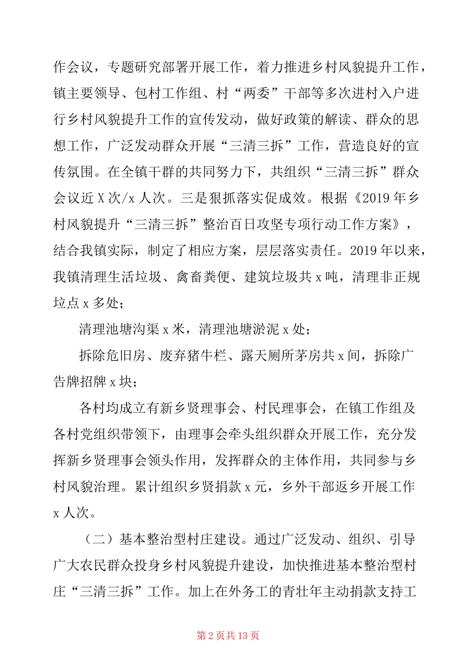 开展乡村风貌提升工作总结_第2页