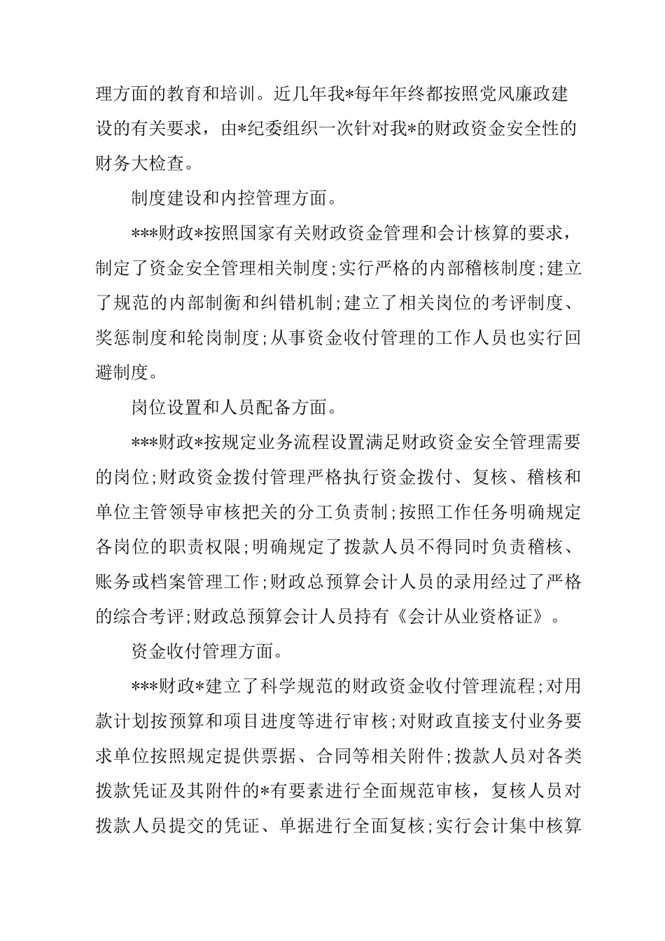 资金安全自查报告_第2页