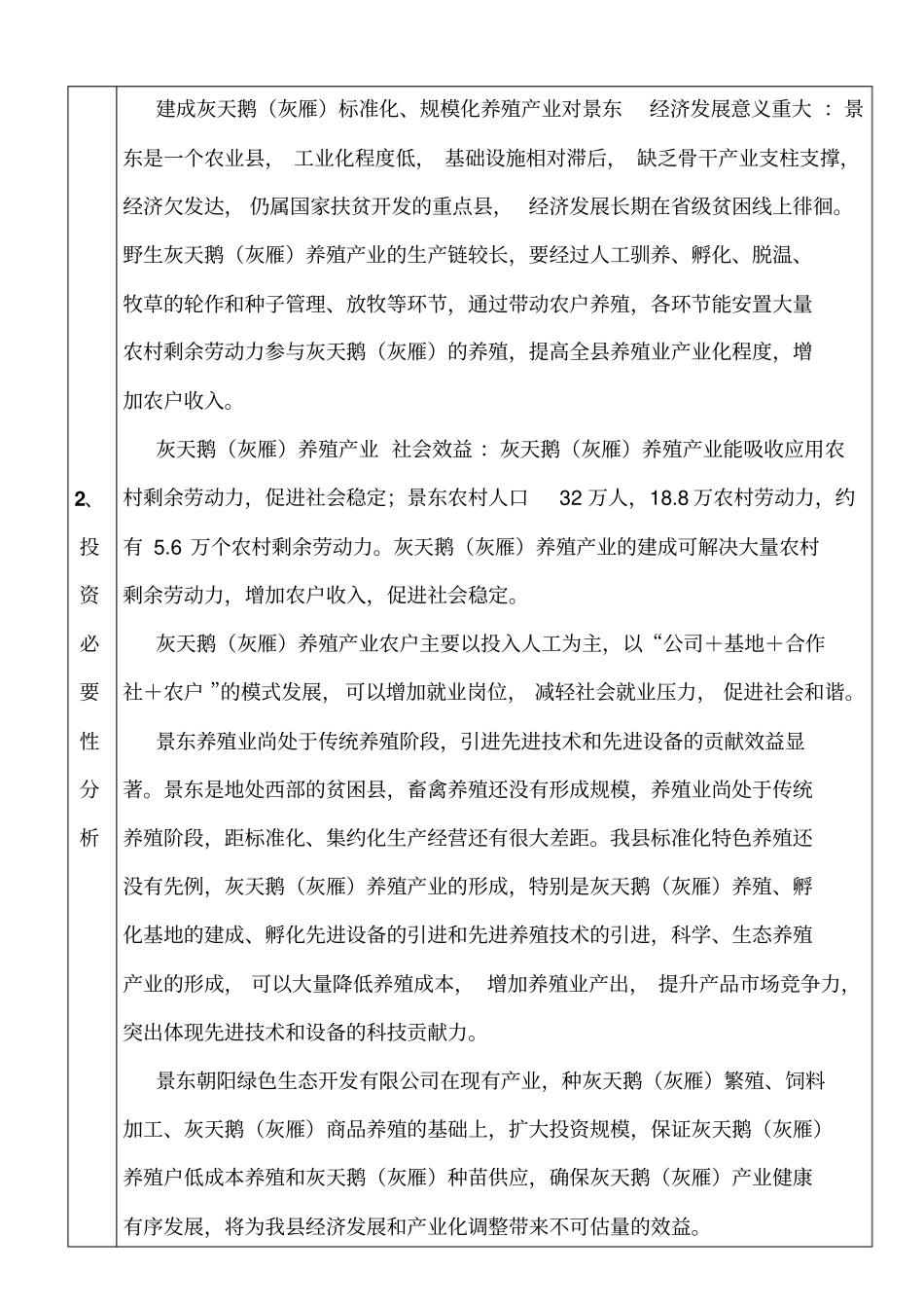 灰天鹅养殖项目可行性研究报告_第2页