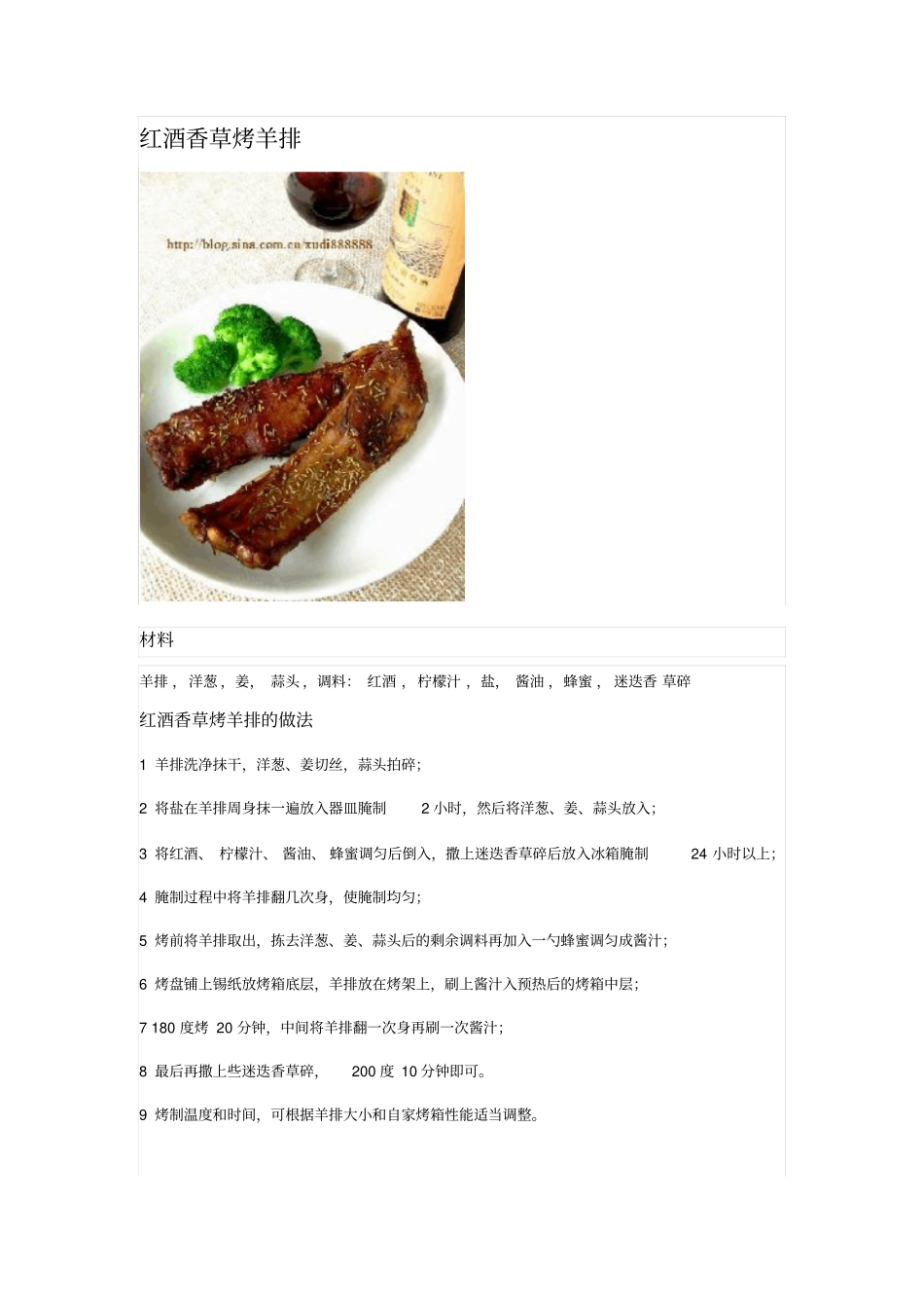 烤箱食谱烧烤肉类蔬菜类_第3页