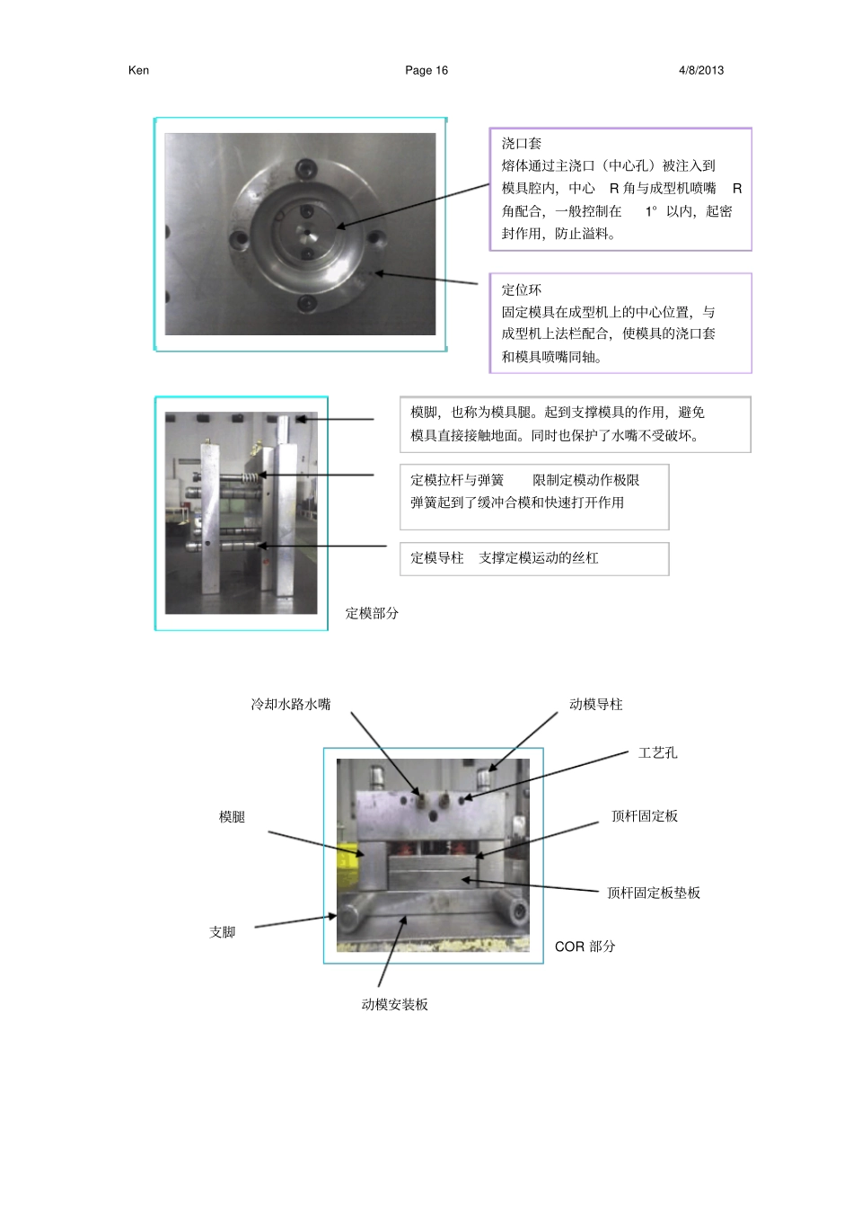 热流道模具主要有两部分组成：定模和动模。_第1页