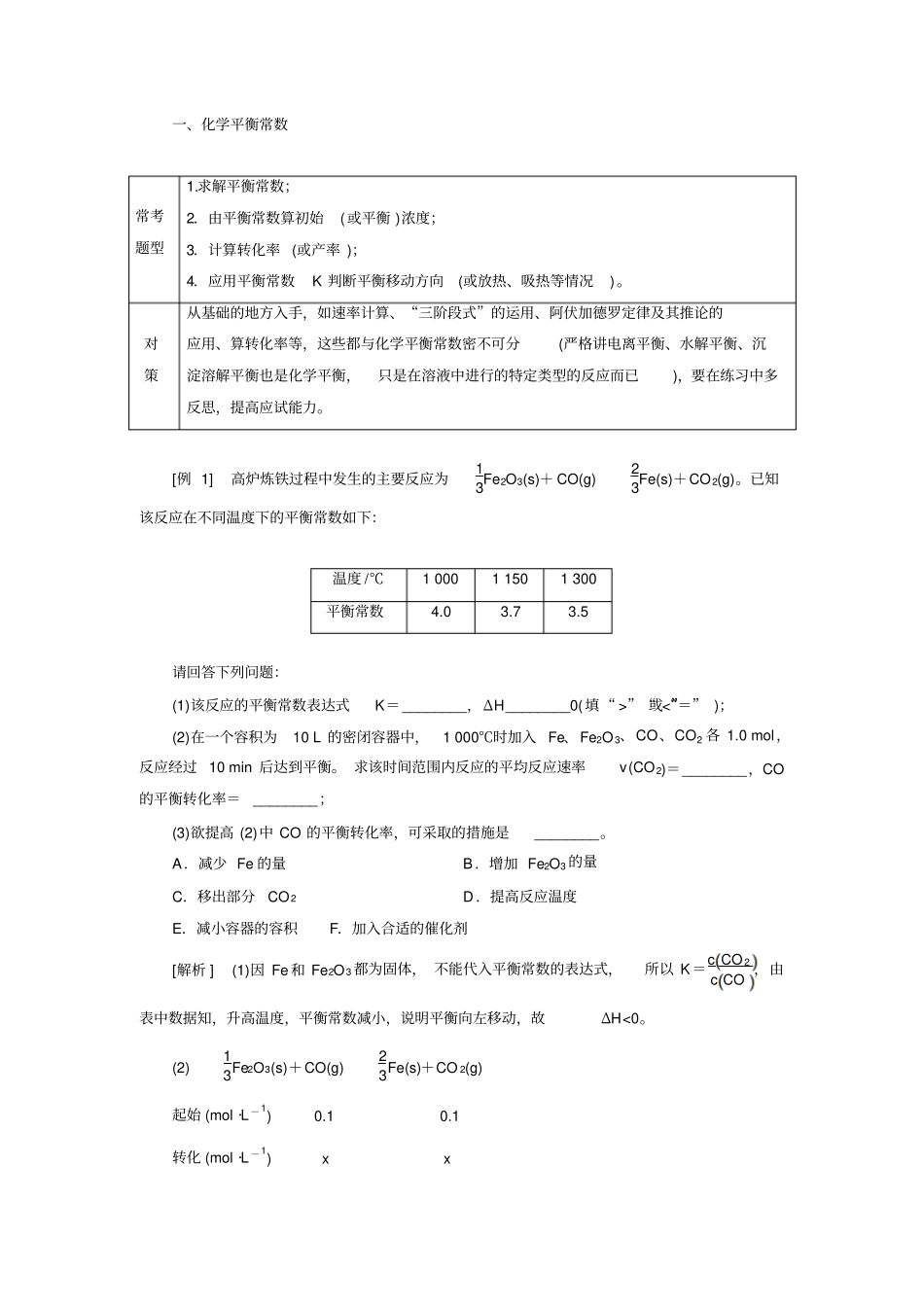 热点专题课四大平衡常数的应用汇总_第2页