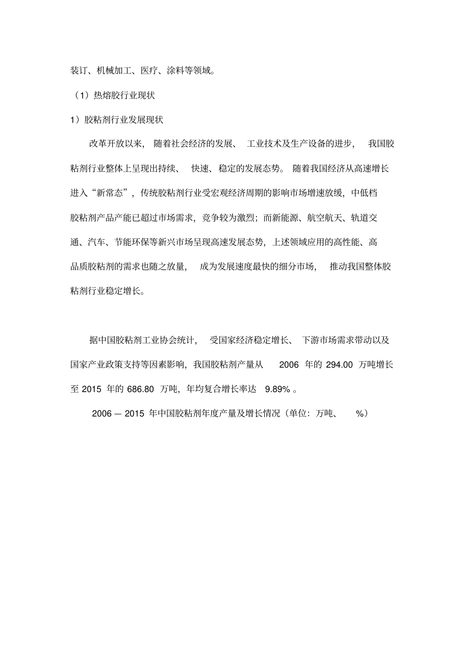 热熔胶粘剂行业概况研究-行业概述、上下游关系_第3页