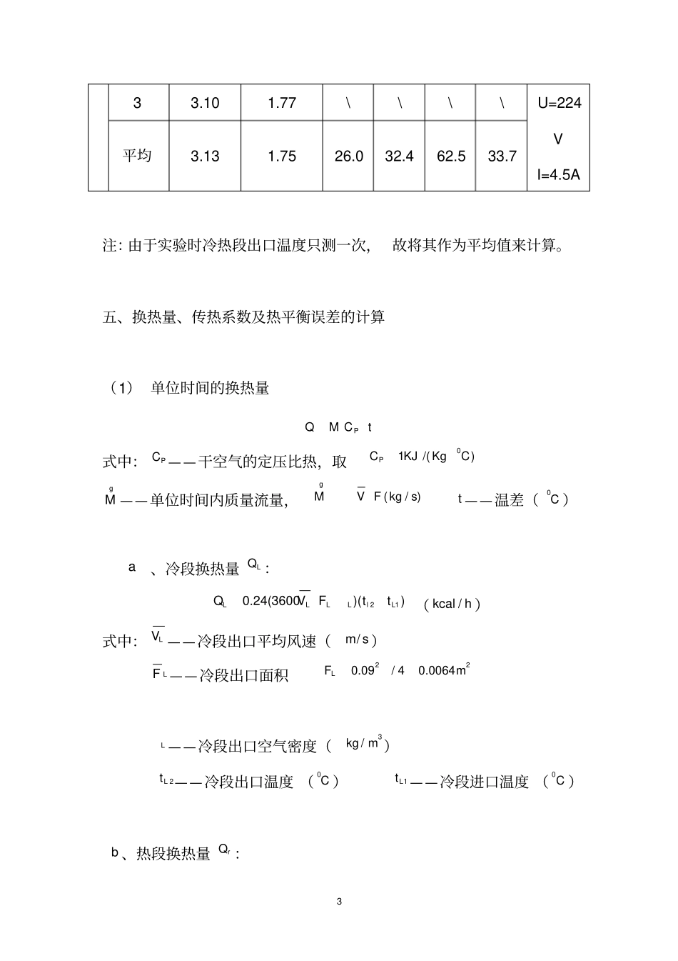 热管换热器试验试验报告_第3页