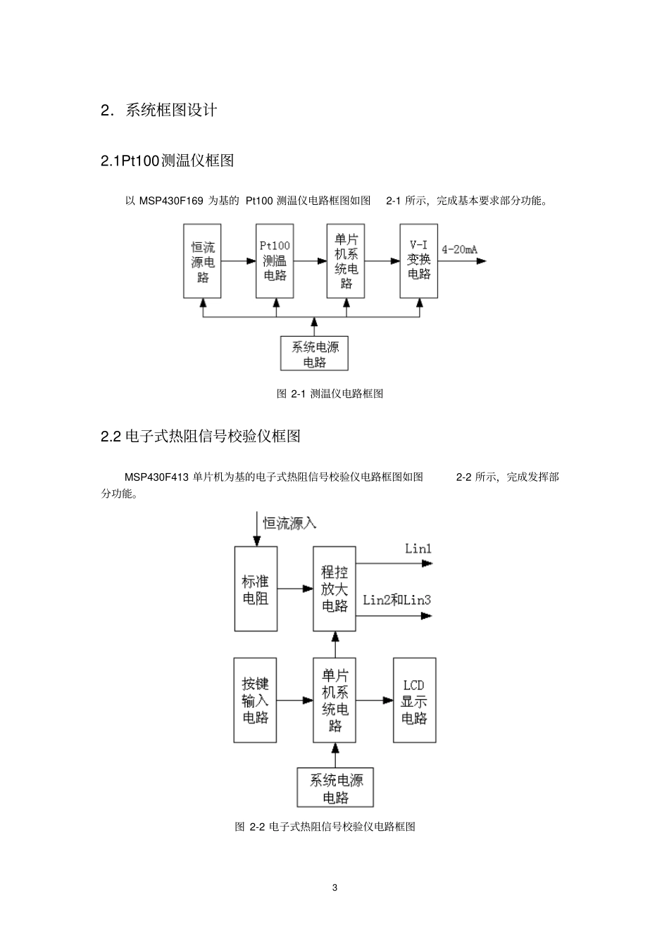 热电阻测温仪及配套电子式校验仪研发设计_第3页