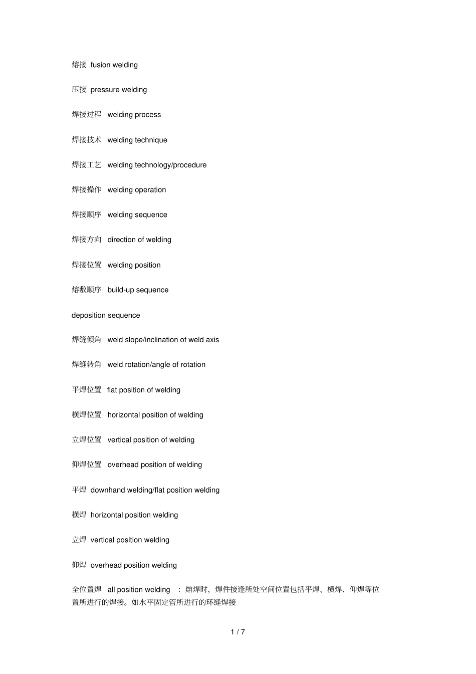 焊接英语词汇_第1页