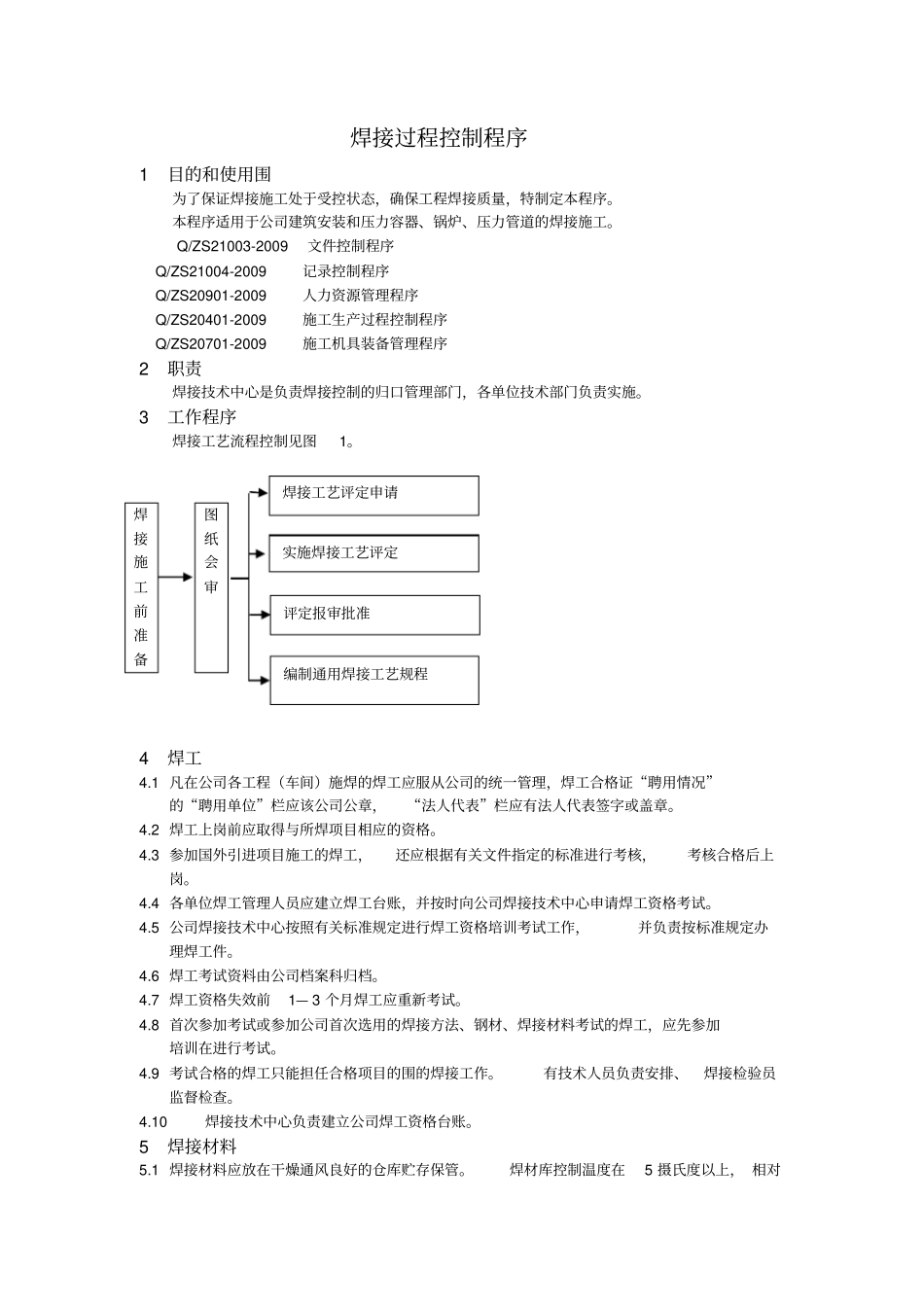 焊接过程控制程序文件_第1页