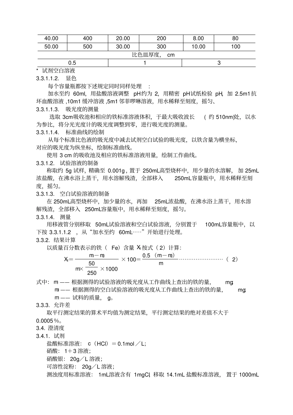 焦亚硫酸钠含量的检测方法_第3页