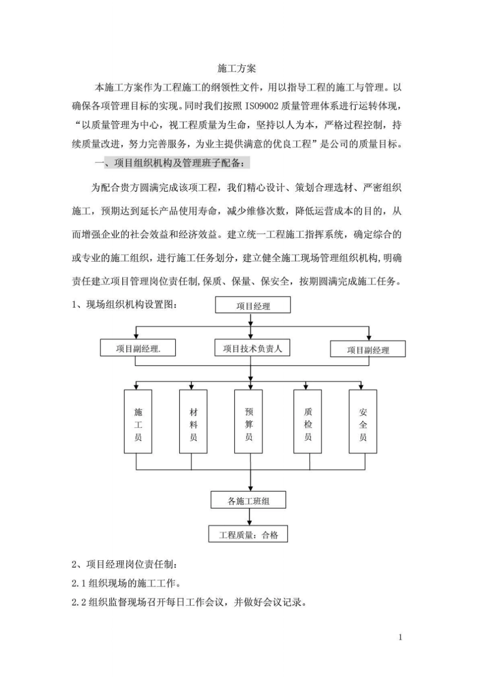 煤仓内衬铸石板施工方案_第1页