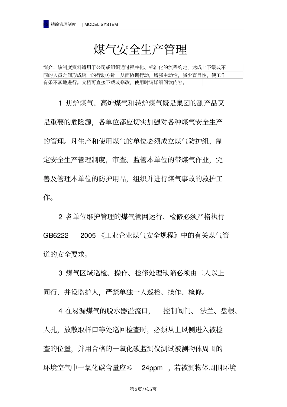 煤气安全生产管理_第2页