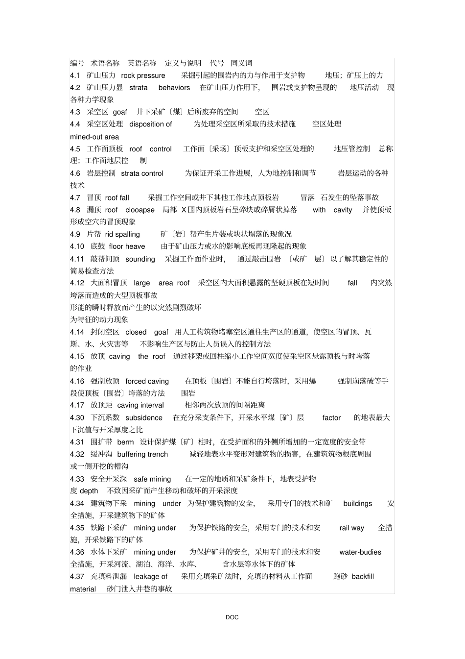 煤矿安全术语_第2页