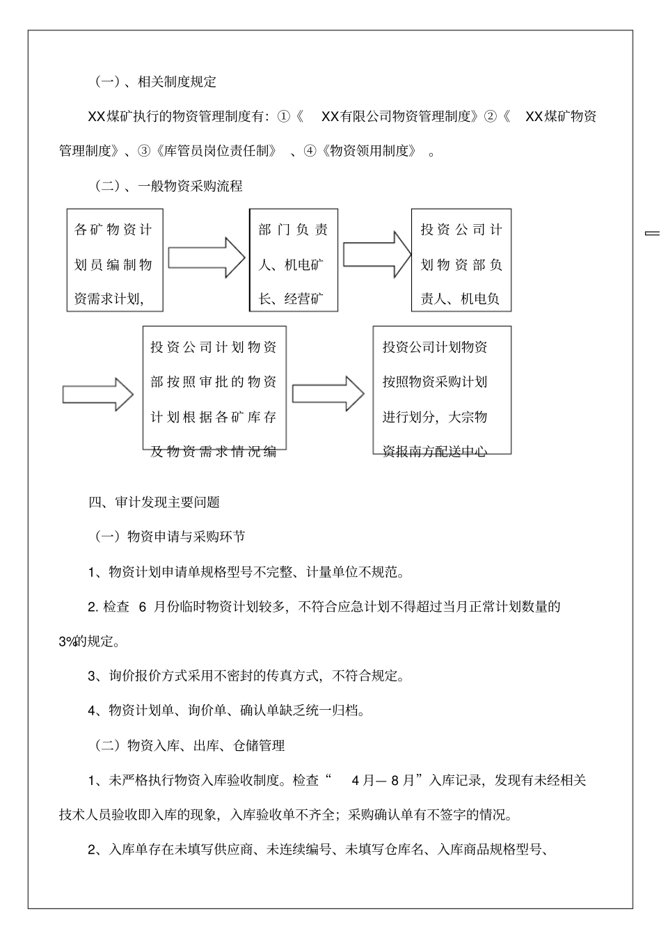 煤矿物资专项审计报告_第3页
