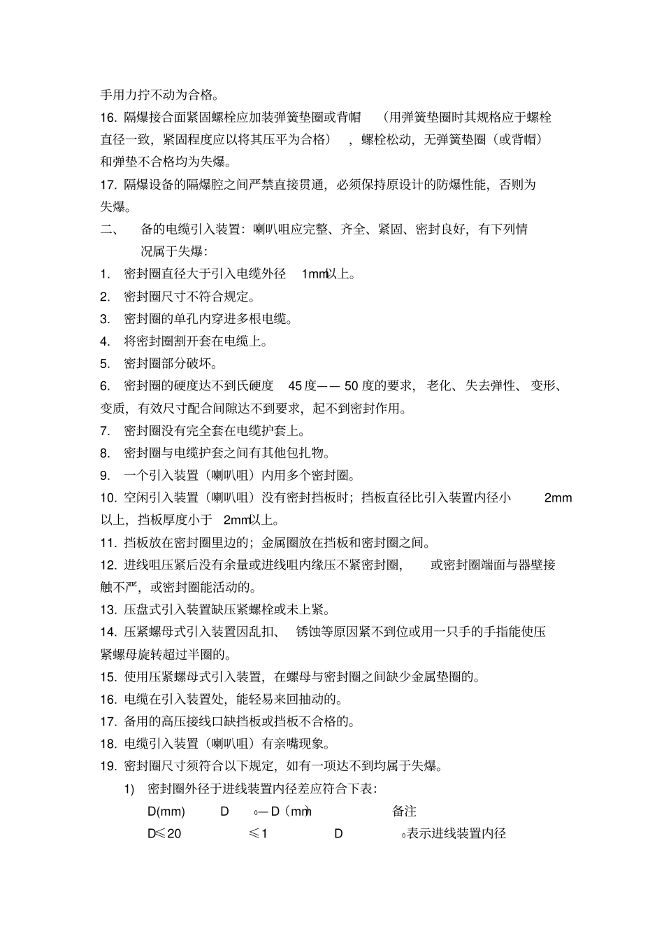 煤矿电气设备失爆判定标准_第2页