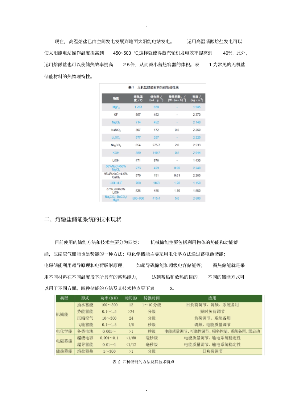熔融盐储能技术及应用现状汇总_第3页