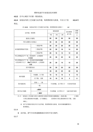 燃料电池加氢站技术规程目录