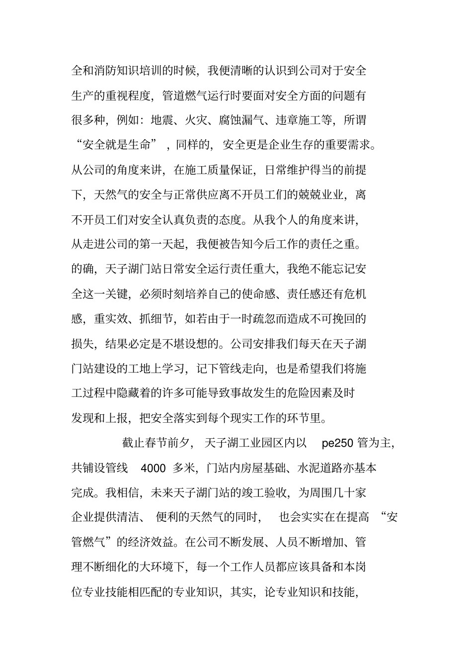 燃气公司实习总结_第3页