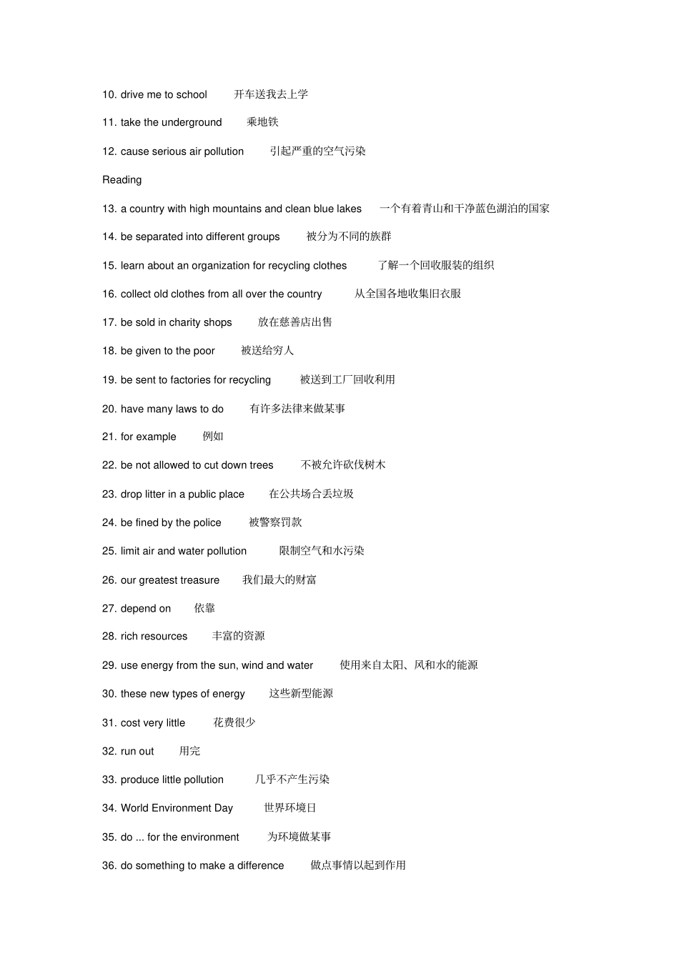 牛津英语8BUnit8agreenworld知识点+练习,推荐文档_第2页