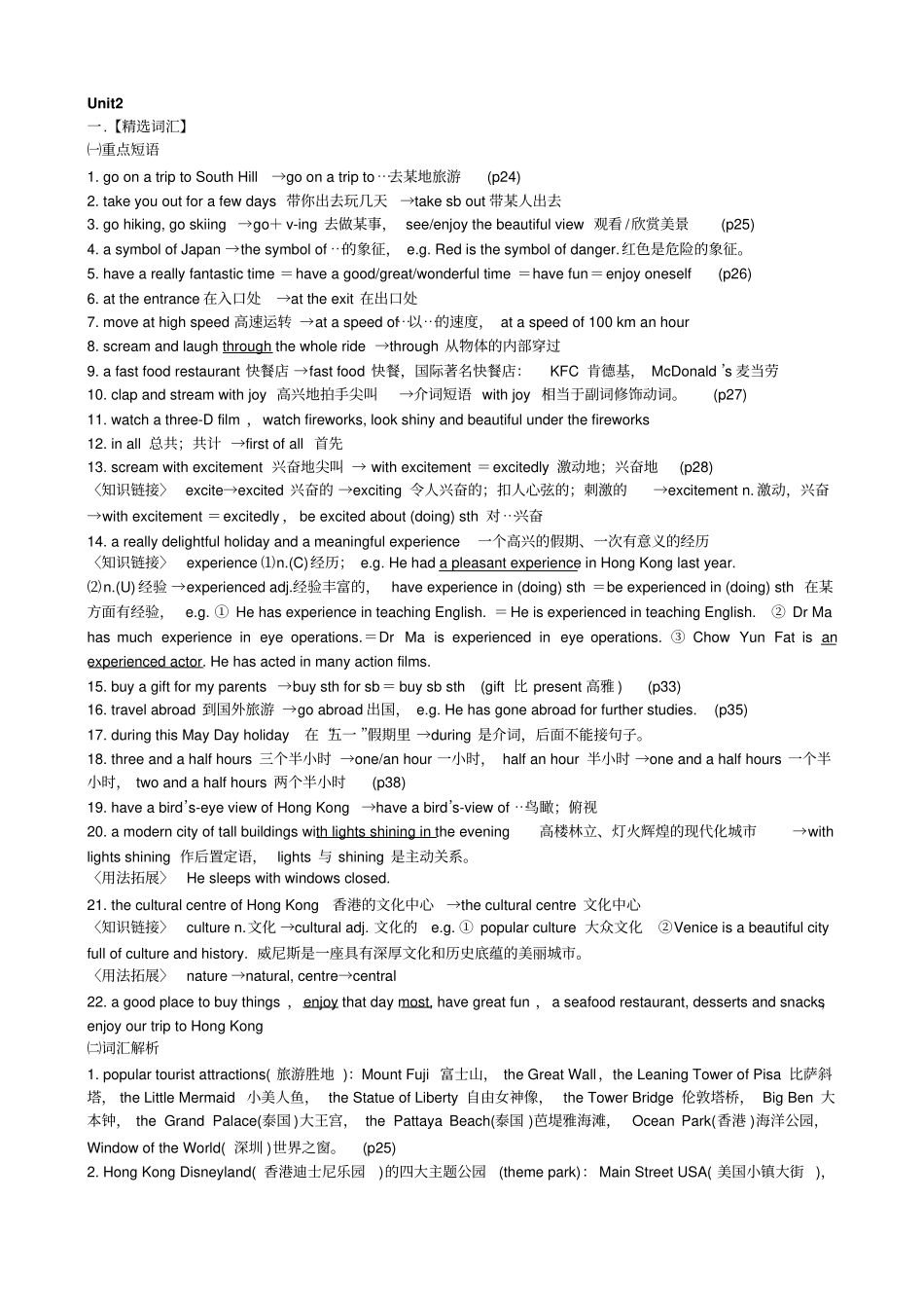 牛津英语八年级下册知识点梳理汇总_第3页