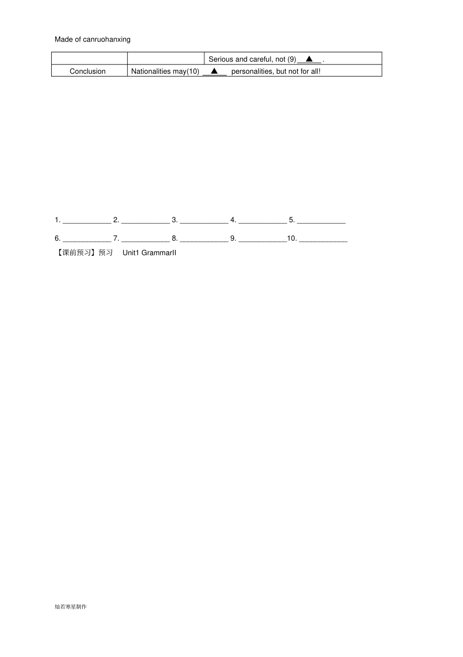 牛津译林版英语九上Unit1Grammar1学生版_第3页