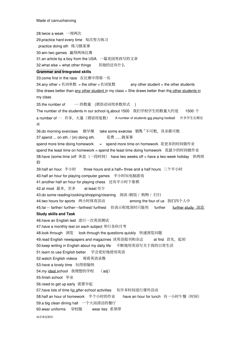 牛津译林版英语八上期末复习——Unit2_第2页