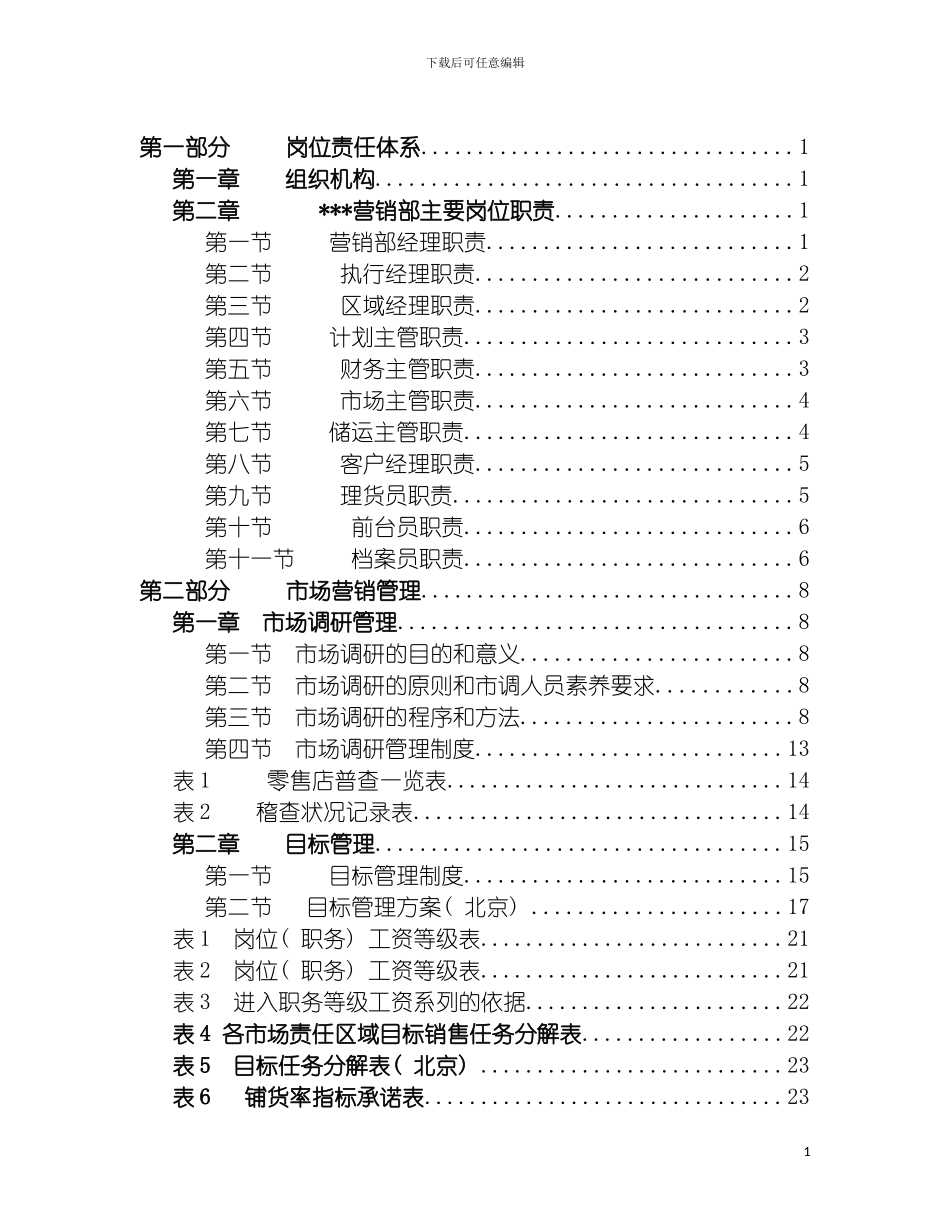 公司市场营销手册模板_第3页