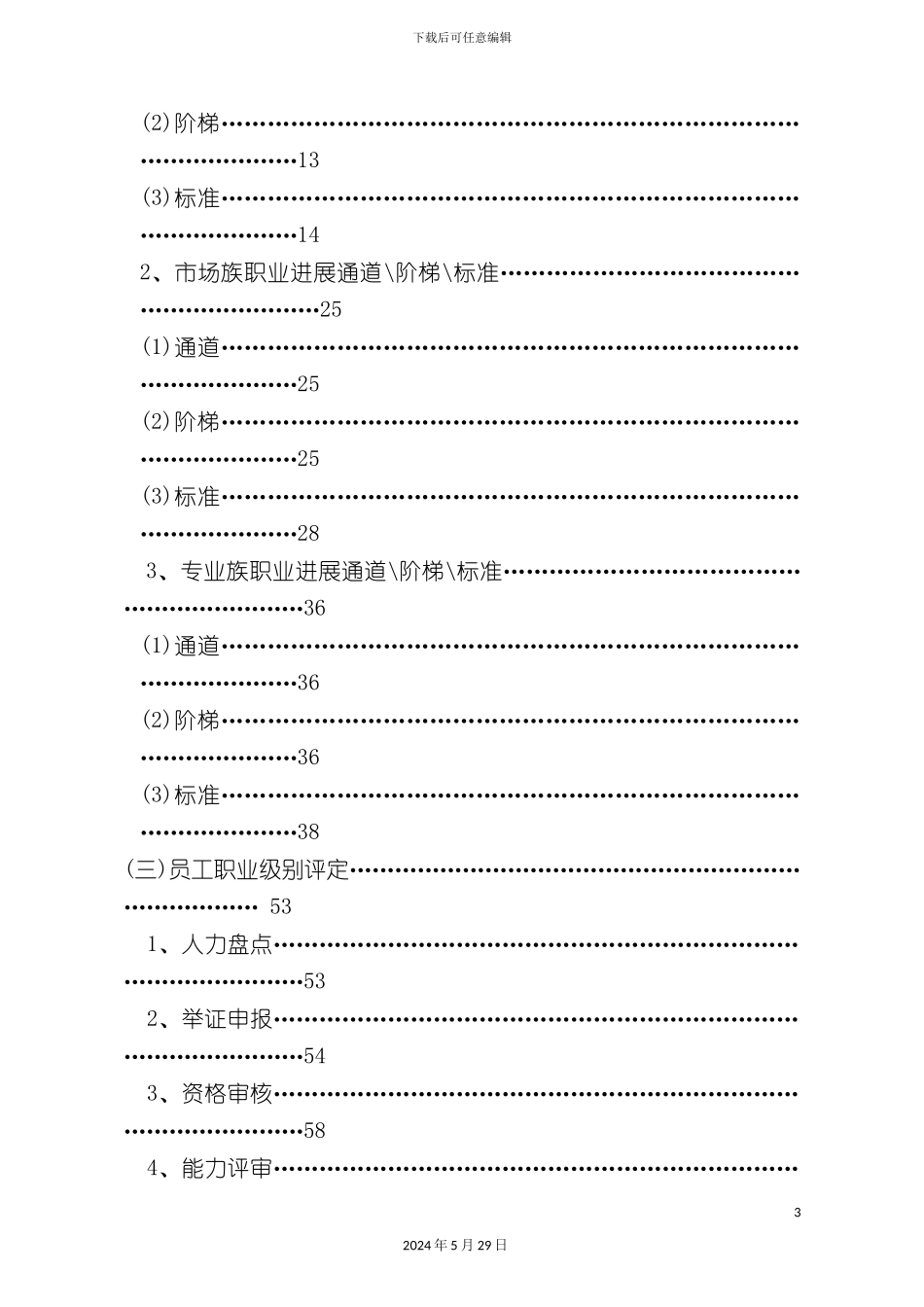 公司职业发展体系管理者手册_第3页