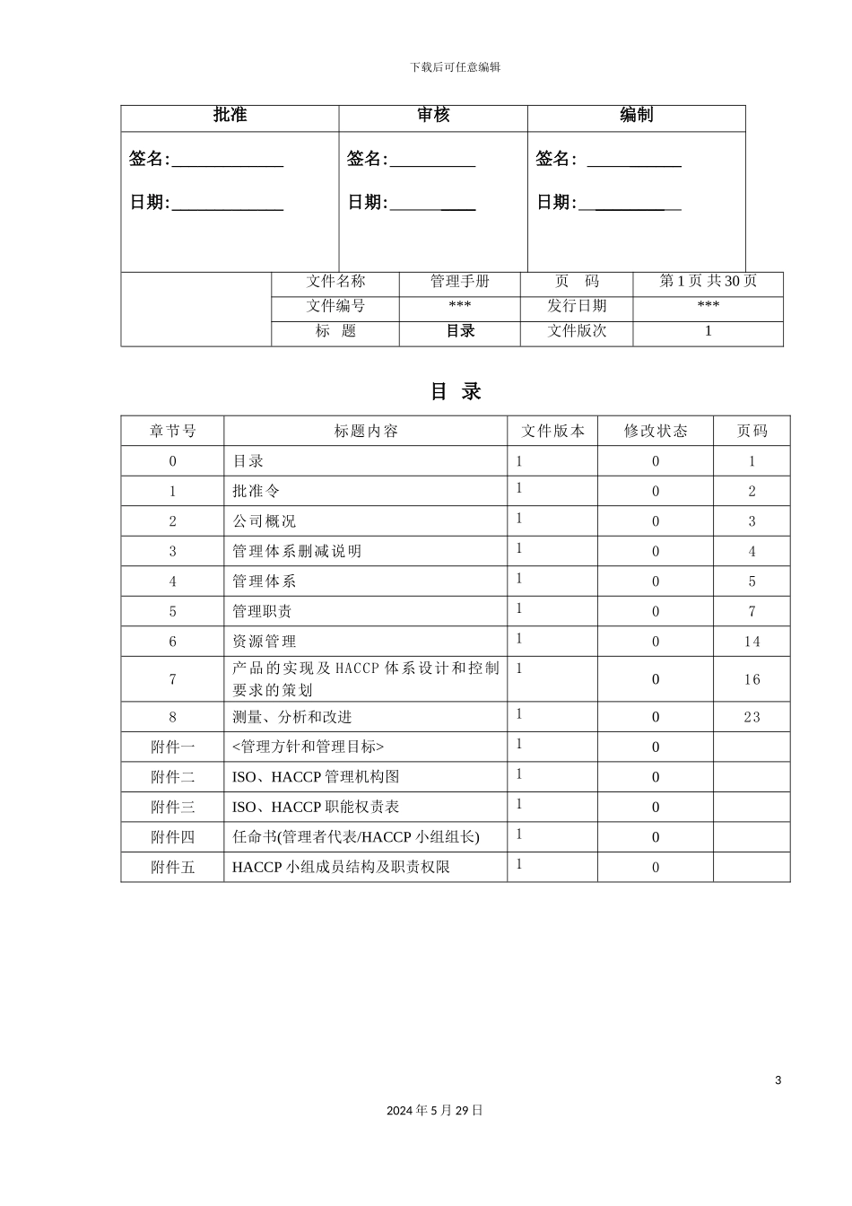 公司质量管理手册范例_第3页