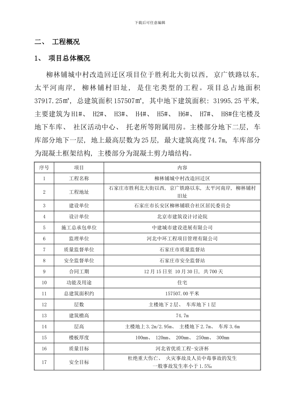 砌体结构施工方案含绿色施工措施样本_第3页