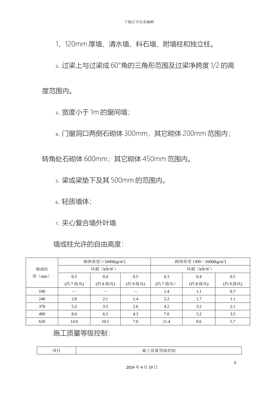 砌体结构施工验收规范学习要点_第3页