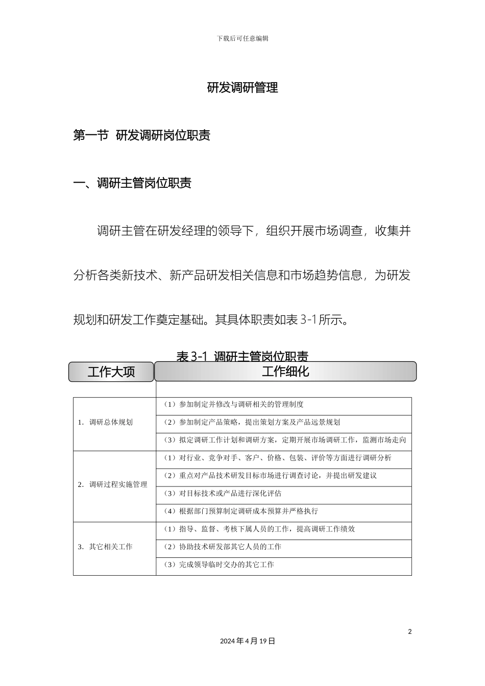 研发调研管理制度_第2页