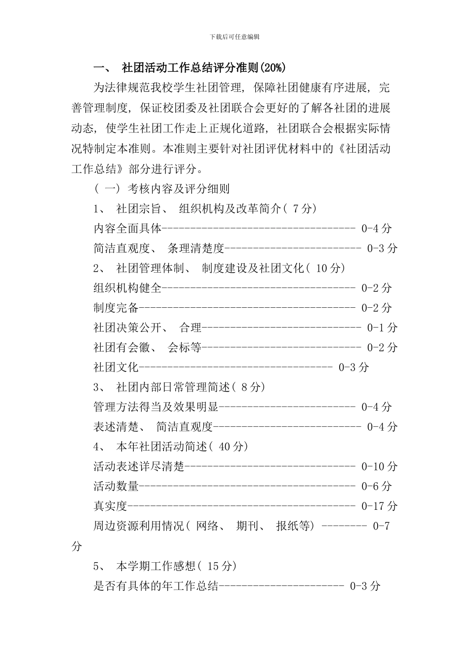 社团评优标准样本_第2页